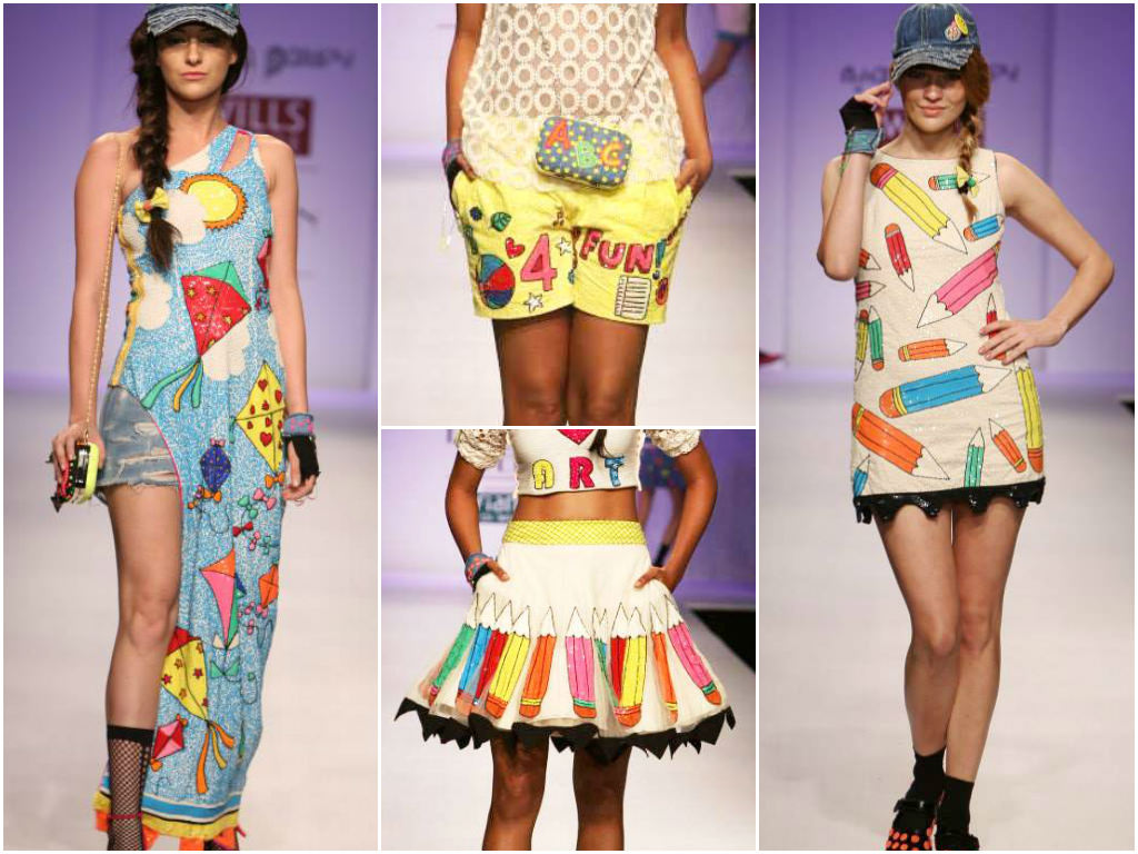 Niharika Pandey's collection at Wills India Fashion Week Spring Summer 2014